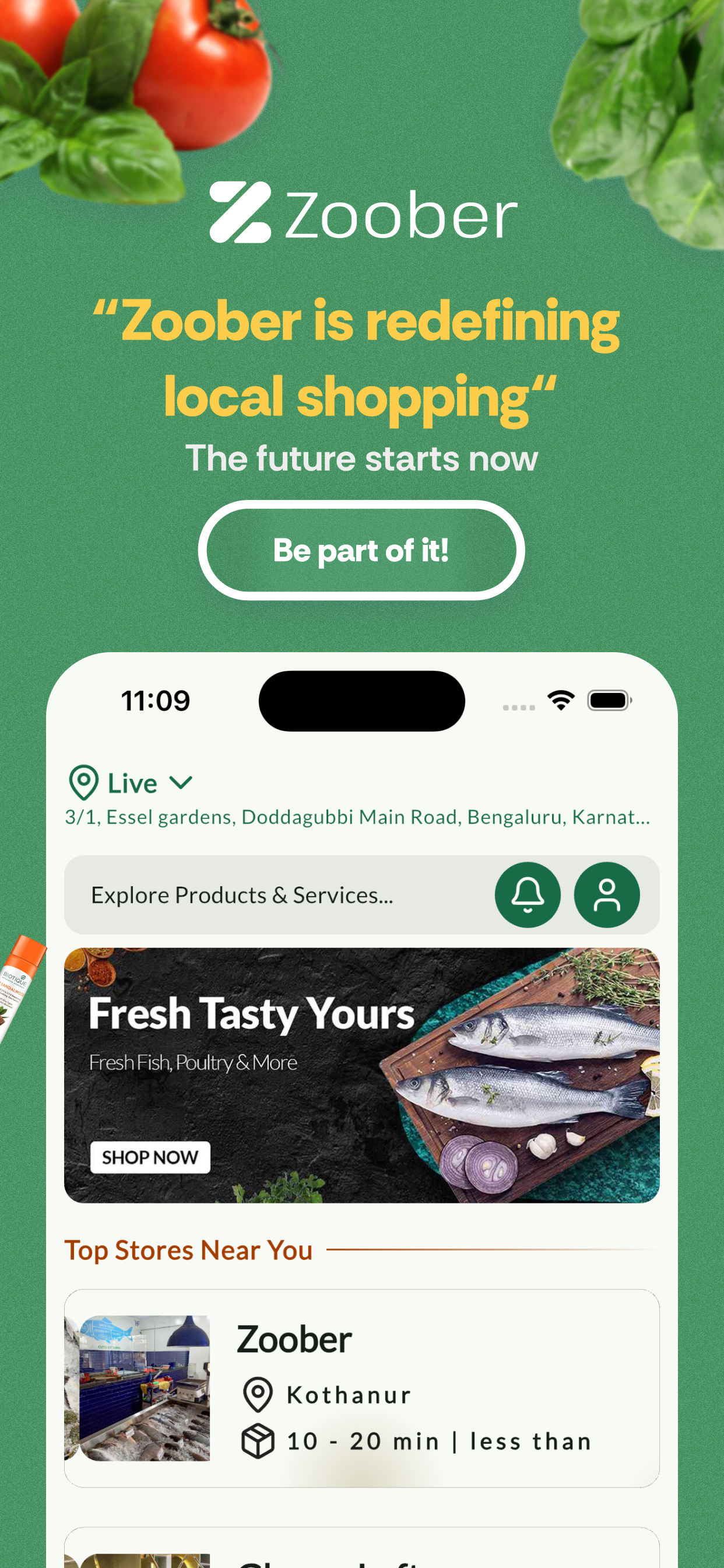 Zoober App on Smartphone